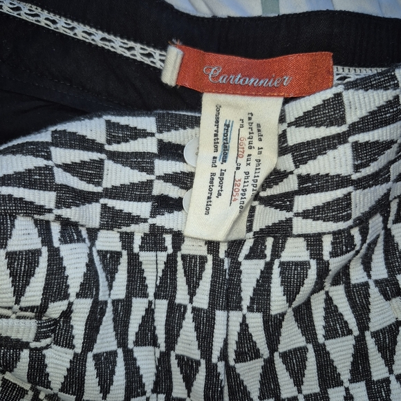 Anthropologie Cartonnier Neda geometric shorts Size 6 - Picture 5 of 8